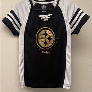 Pittsburgh Steelers Black and White Shirt